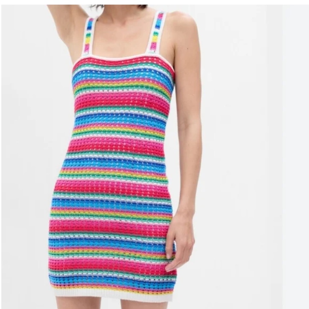 NWT Rainbow Knit Dress from Gap